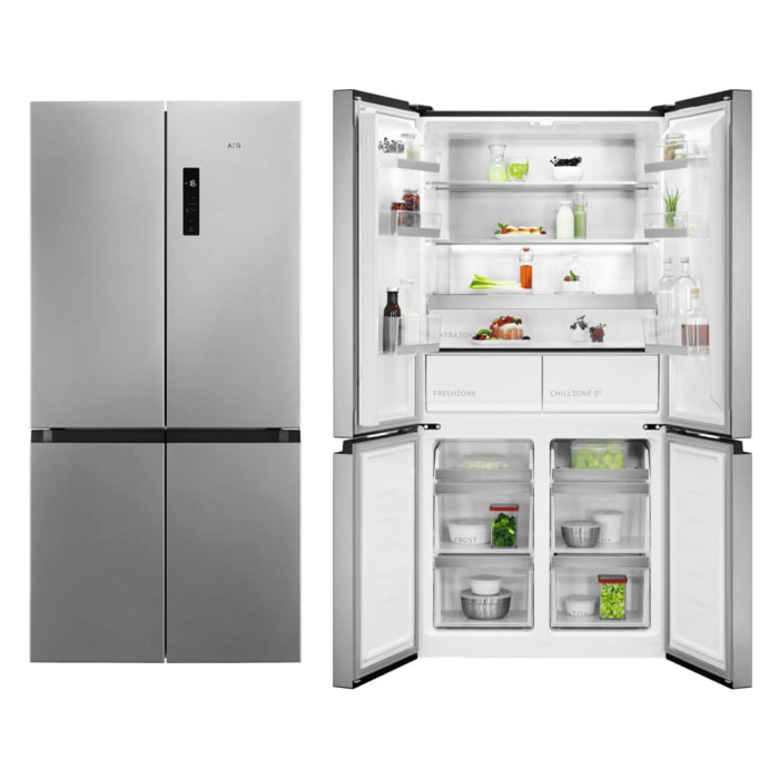 AEG Frigorífico americano Multi Door de libre instalación Serie 9000 Inox de 190 cm RMB952D6VU | Reacondicionado