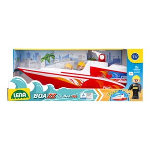 BOAZZ Fireboat with Boaties Fireboat, open box