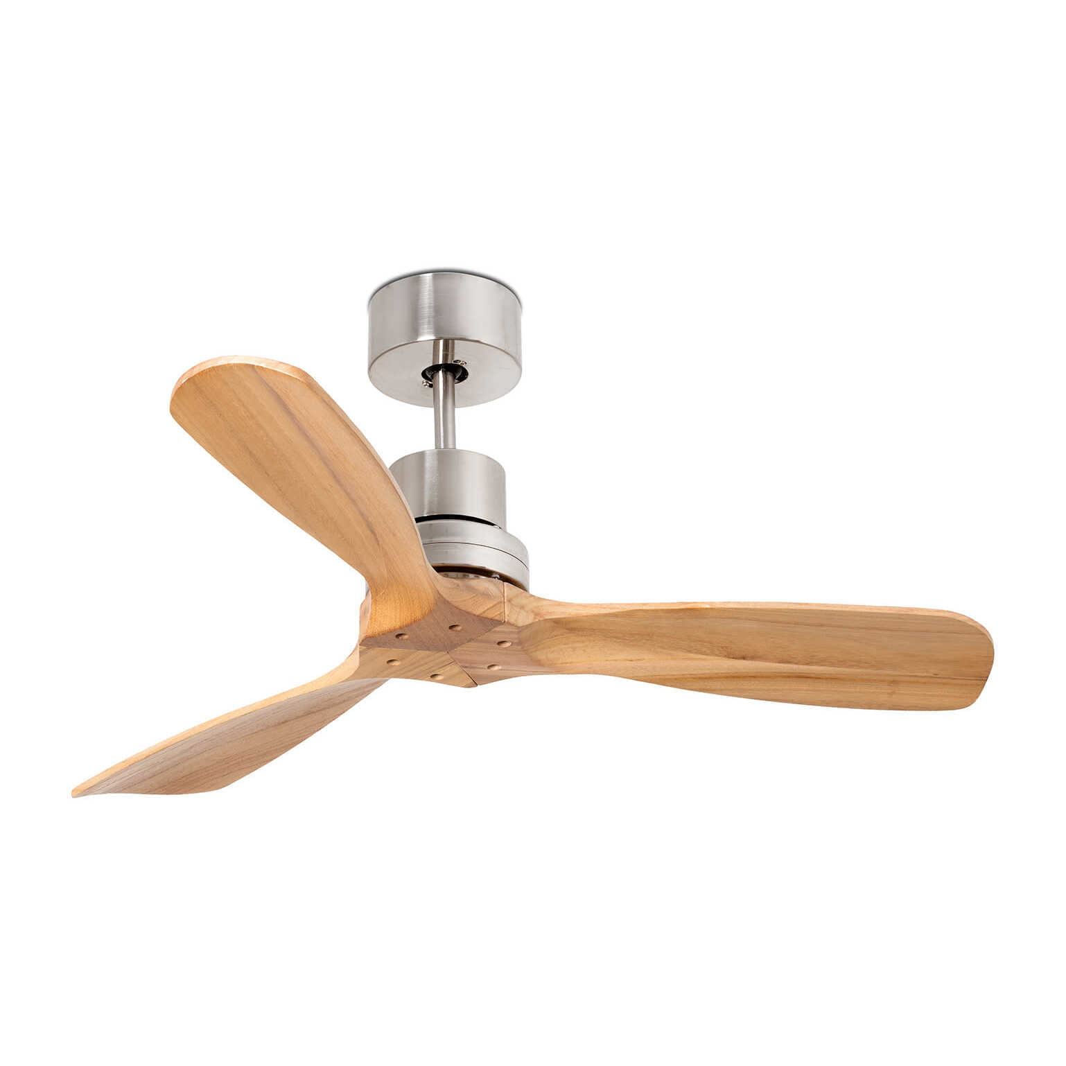 MINI LANTAU S Ventilador de techo níquel mate/pino