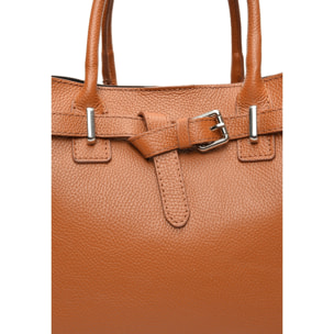 Borsa a mano Anna Luchini Cammello