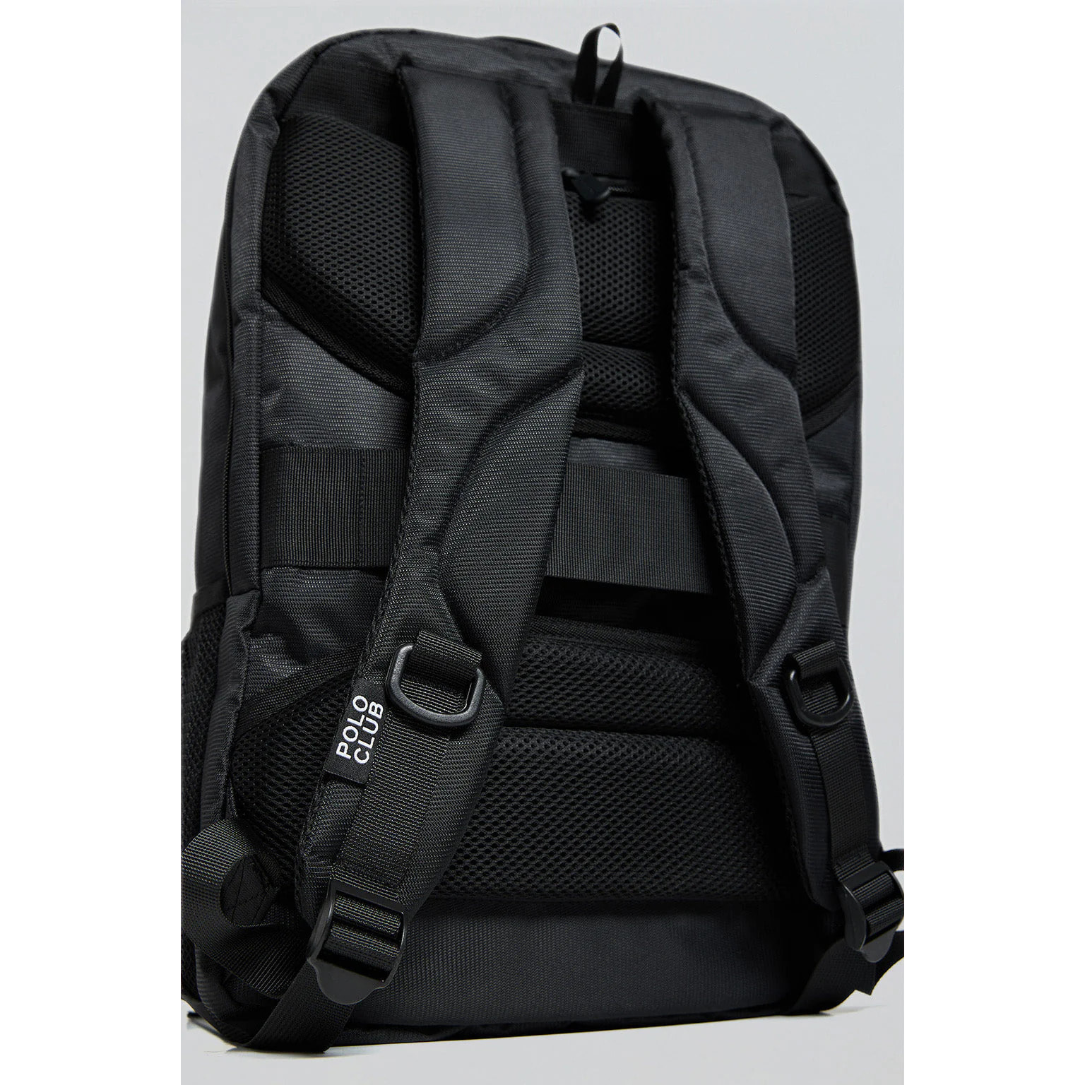 Mochila Harlem negra con detalles Polo Club