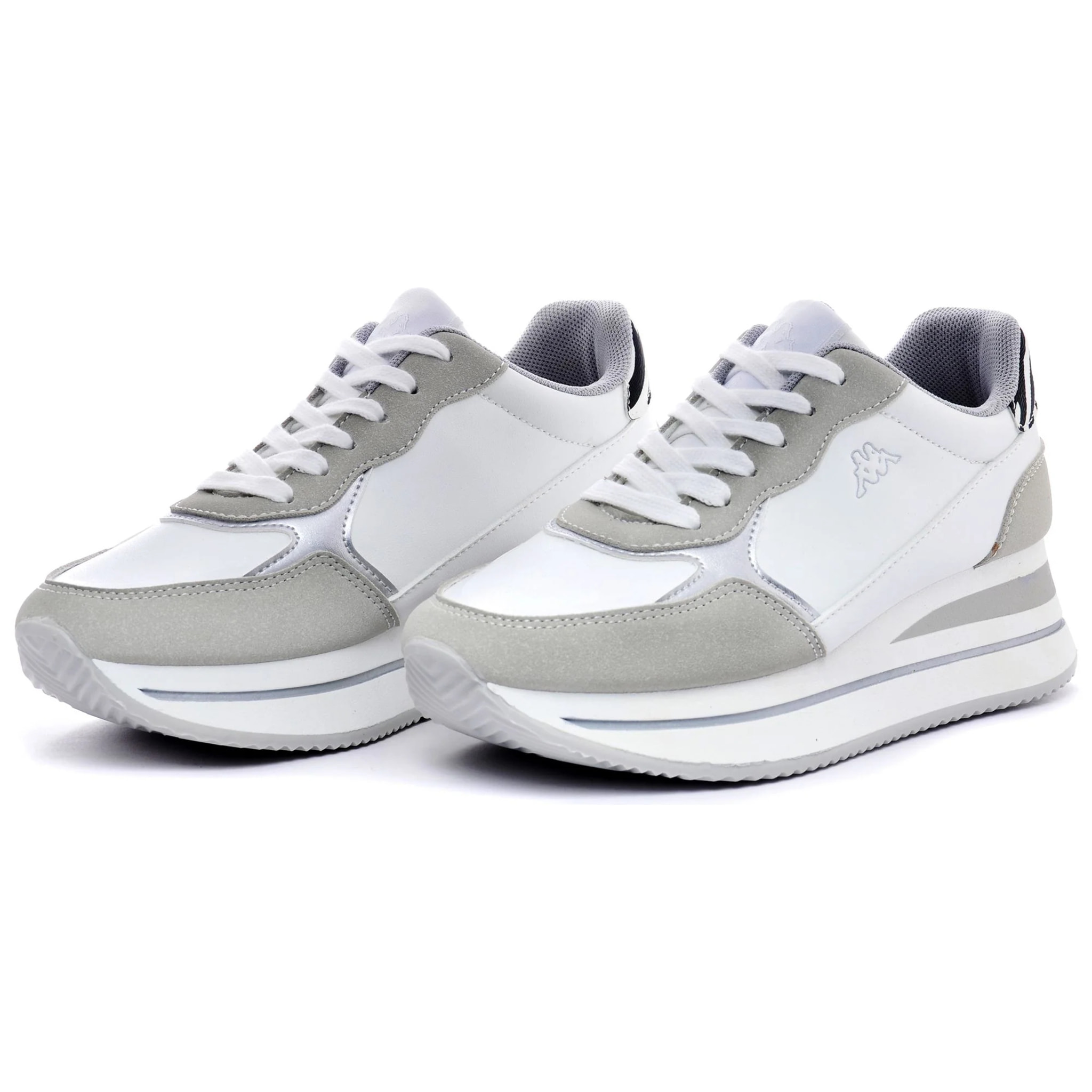 Kappa - Sneakers Donna Bianco - Logo Geena 3