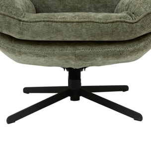 Fauteuil Stelan vert kaki