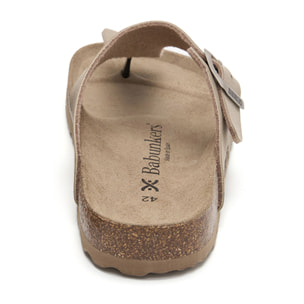 SANDALIA BABUNKERS MARRON
