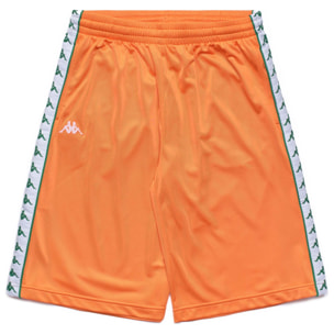 Pantaloni Corti Kappa Uomo 222 Banda Treadwellz Arancione
