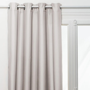 Rideau isolant Neal beige lin 140x260cm