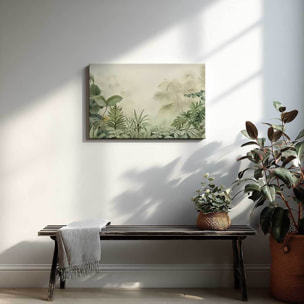 Tableau végétation tropicale pastel Toile imprimée