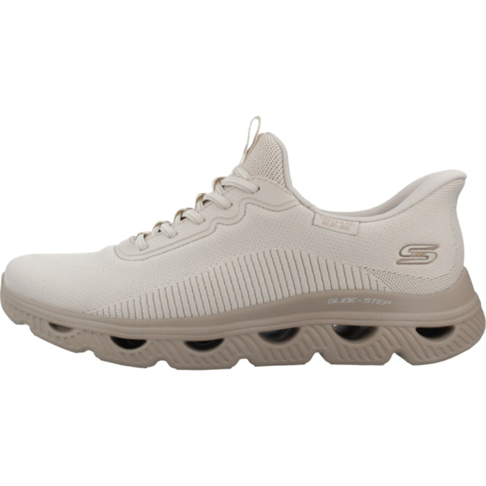 Sneakers De  Mujer Slip-ins Bobs Arc Waves Beis
