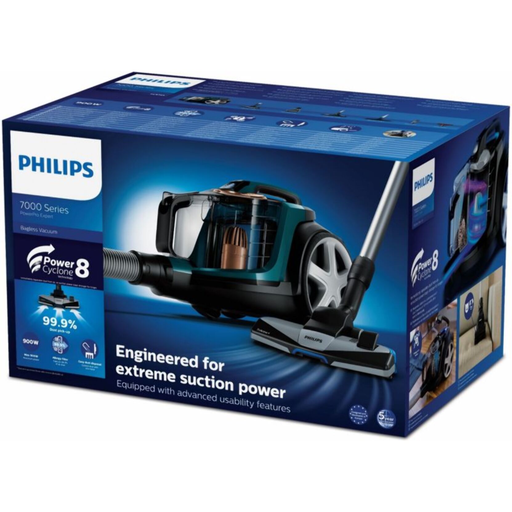 Aspirateur sans sac PHILIPS PowerCyclone 8 FC9744/09