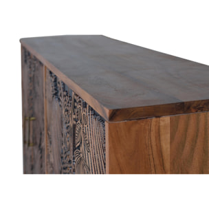 Aparador de Madera de Acacia Estilo Étnico Moderno