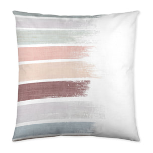 Icehome - Funda de Cojín Estampado - Con Cremallera - Sin relleno - 100% Algodón - Ikun