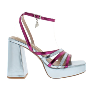 Marina Galanti Scarpe Donna Sandalo Ankle Strap Platform Tacco 10 MG S24A023 Multicolor