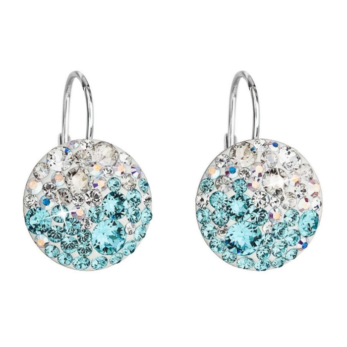 Pendientes Round Brillantin adornado con cristales de Swarovski