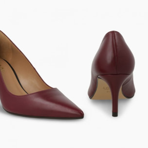 ZAPATOS DE SALÓN BURDEOS NOHAL