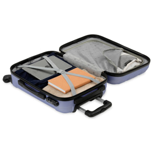 Juego De Trolley Cabina Y Neceser Itaca Havel Malva