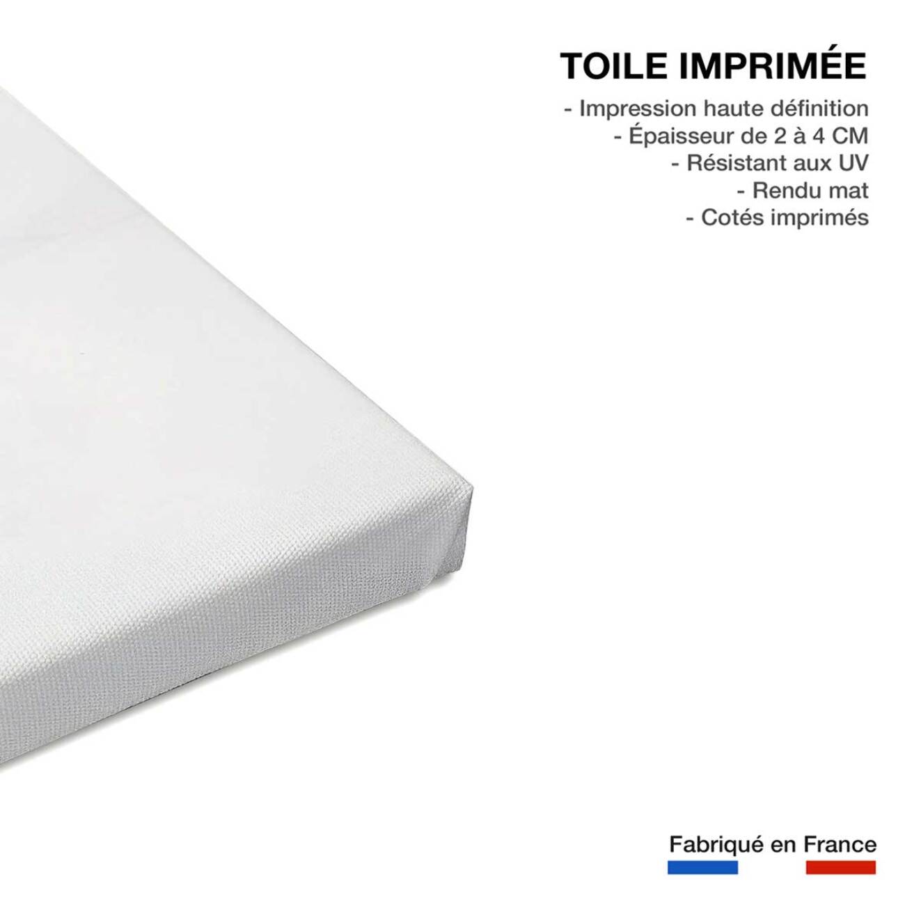 Tableau fleurs serenity  Toile imprimée