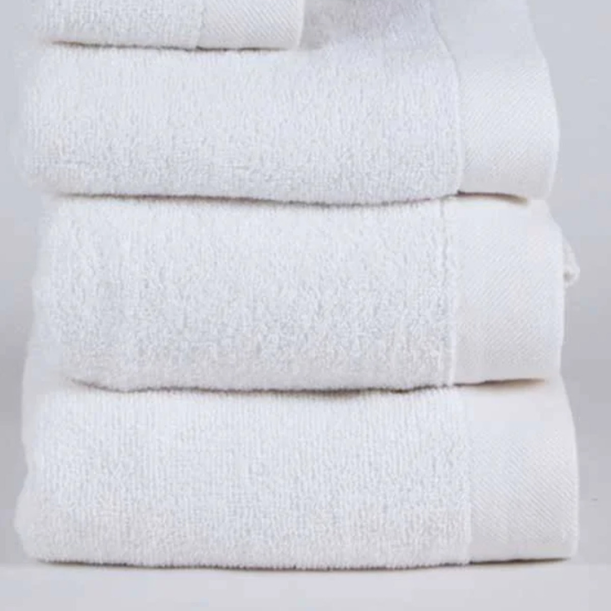 Toalla de baño 400gr doble rizo blanco