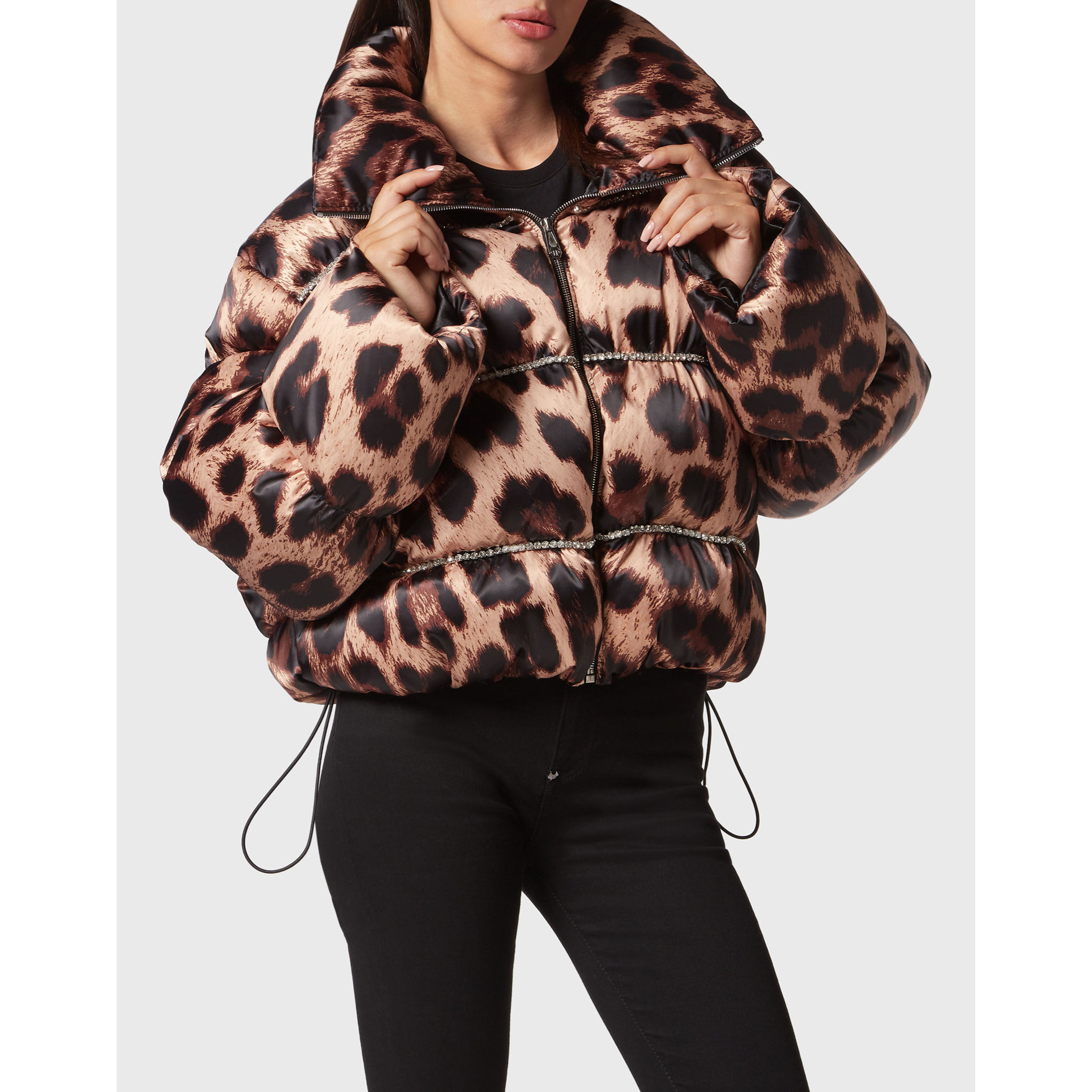 PHILIPP PLEIN Chaqueta de plumón LEOPARD