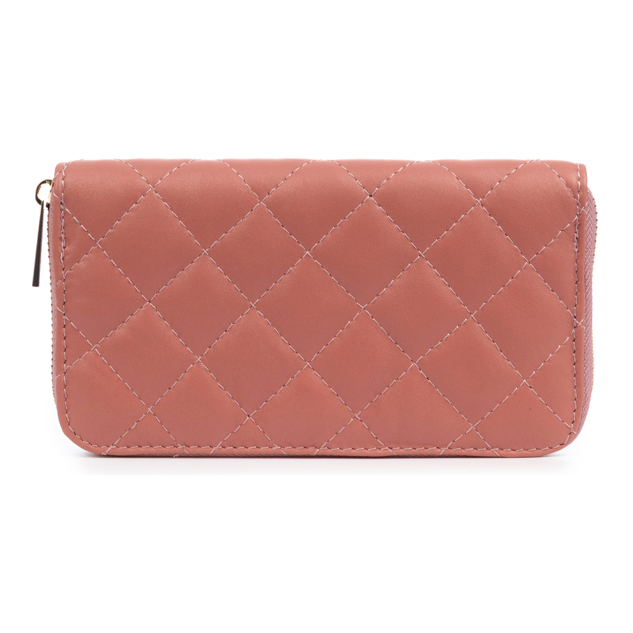 Andali cartera mujer. Piel auténtica acabado Sauvage acolchado.