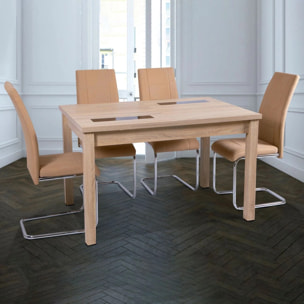 Pack 4 sillas de comedor San Beige San