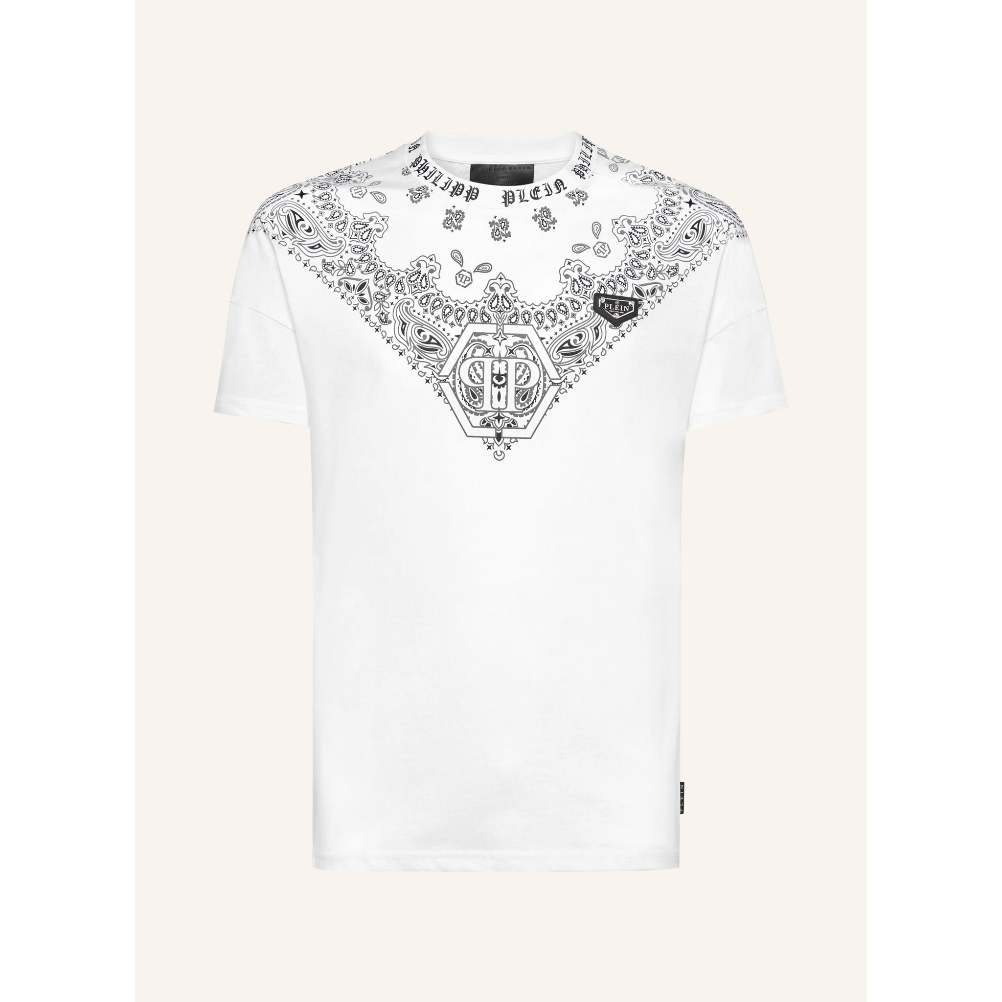 PHILIPP PLEIN T-Shirt Round Neck PAISLEY