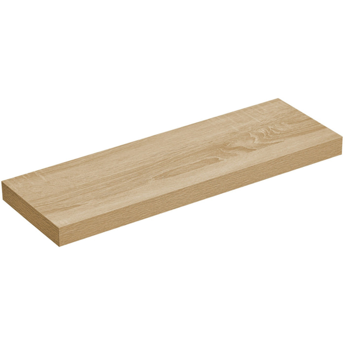 Mensola a scomparsa 60 cm rovere sonoma