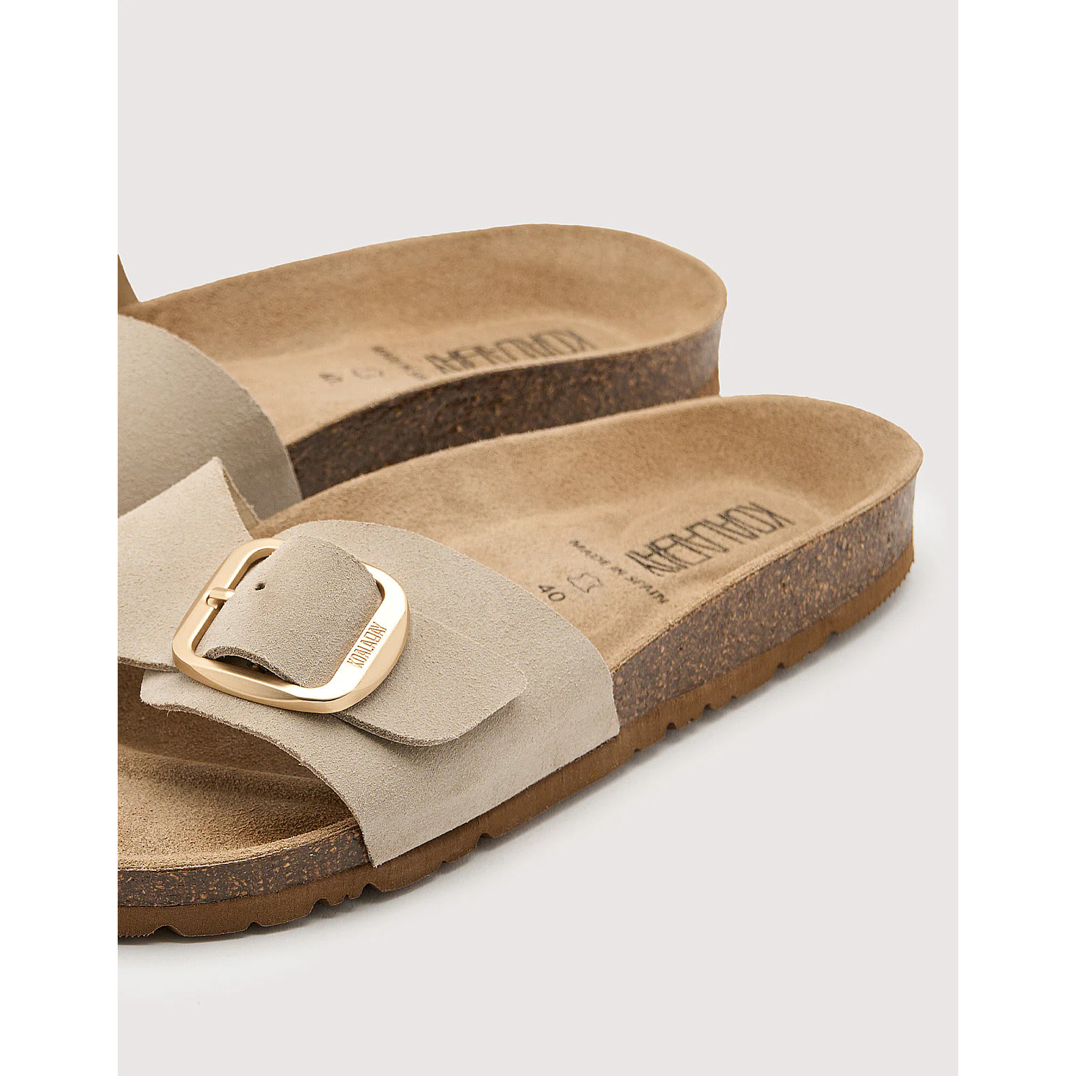 Sandalia Bio Piel Arena - Azure