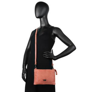 Bolso Bandolera Mujer Piel Lois Whitney Rojo