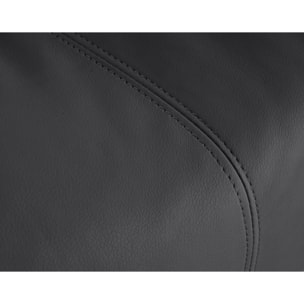 Armand - fauteuil relax électrique en simili - Noir