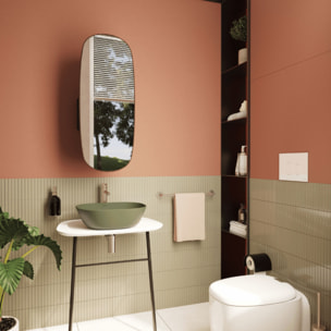 Vasque à poser Plural Clean vert mousse mat