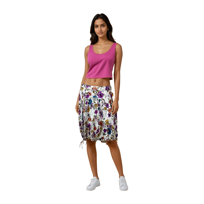 Falda Myrtille Falda Estampado Corta Estampado Casual para mujer