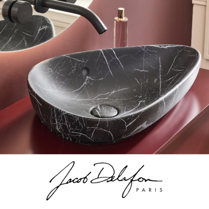 Bonde de vidage click marbre orage