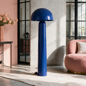 Lampadaire en métal bleu foncé - Clara