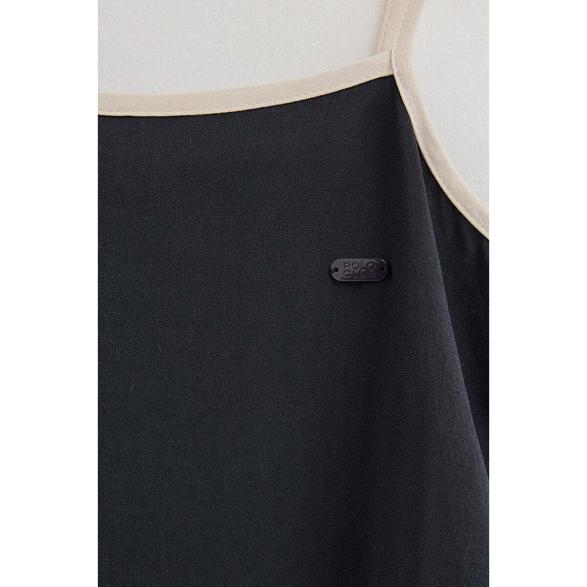 Vestido de tirantes azul marino con corte holgado Polo Club