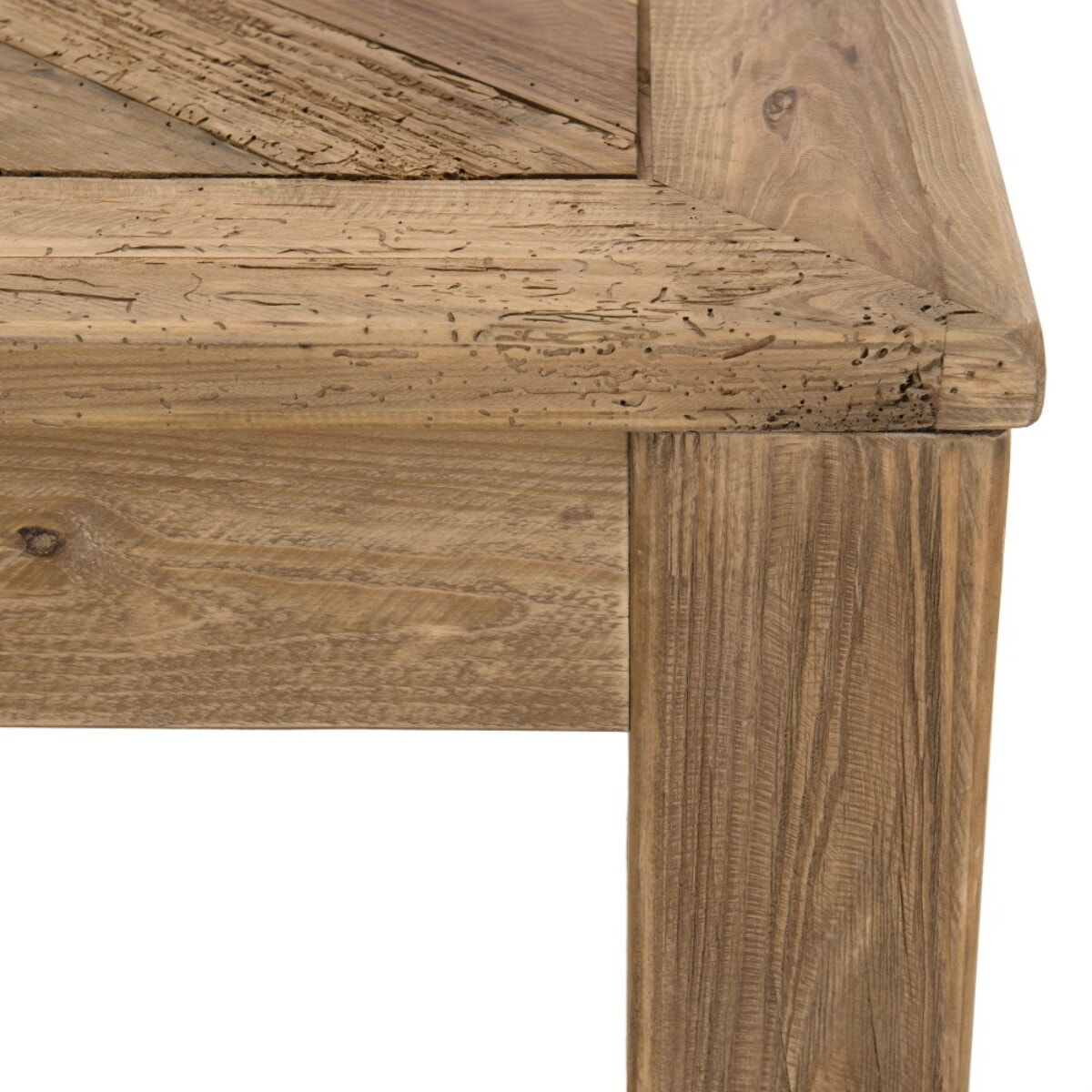 SANDY - Table à manger 200x90cm bois Pin recyclé