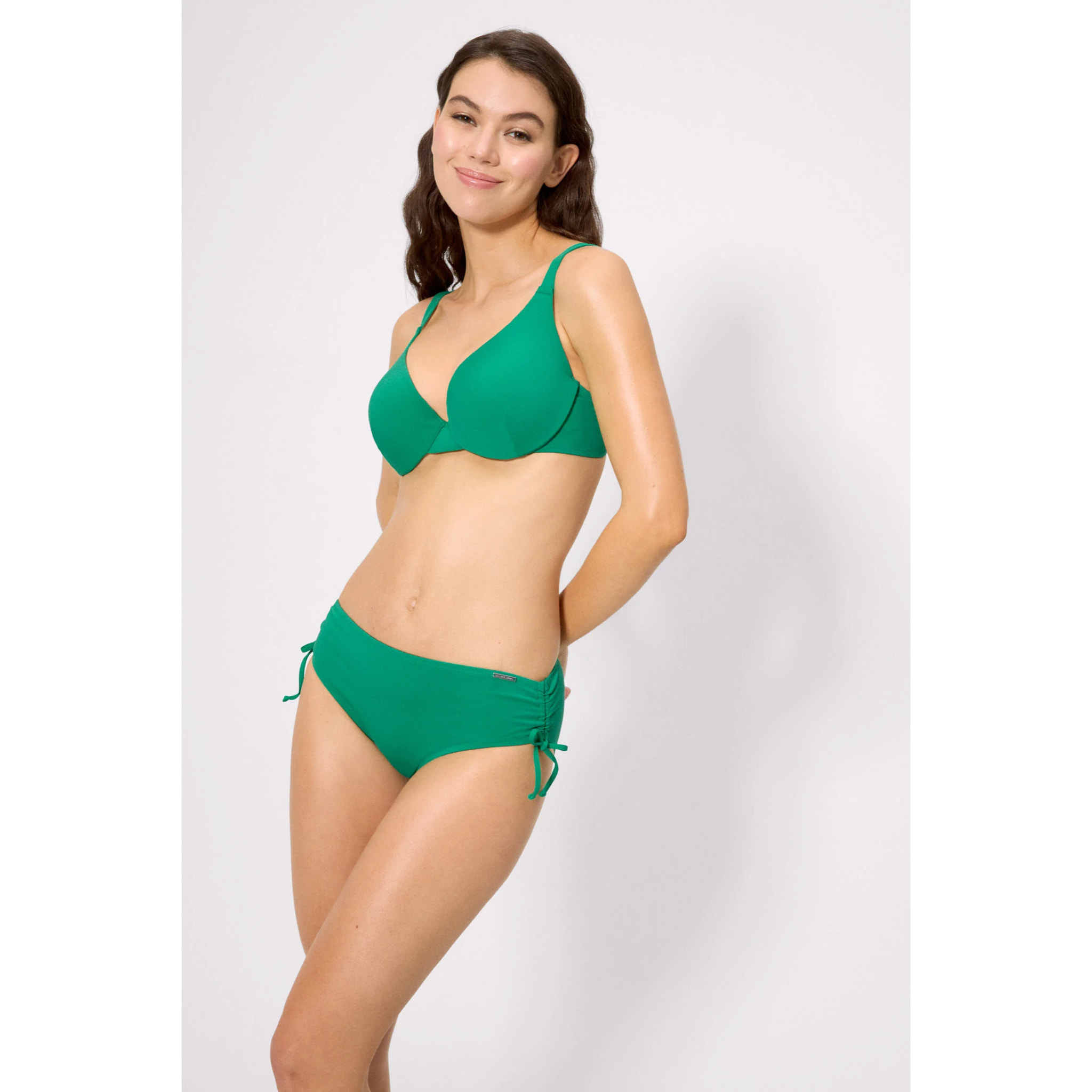 Slip bikini midi Verde