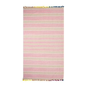 Telo Mare Fouta Modello Multicolor Con Pon Pon