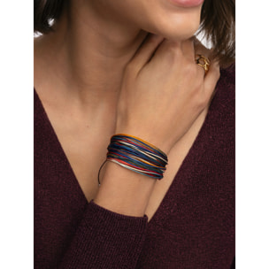 Bracciale Pack di 3 Bracciali Bruma Rainbow Acciao Placcato Oro