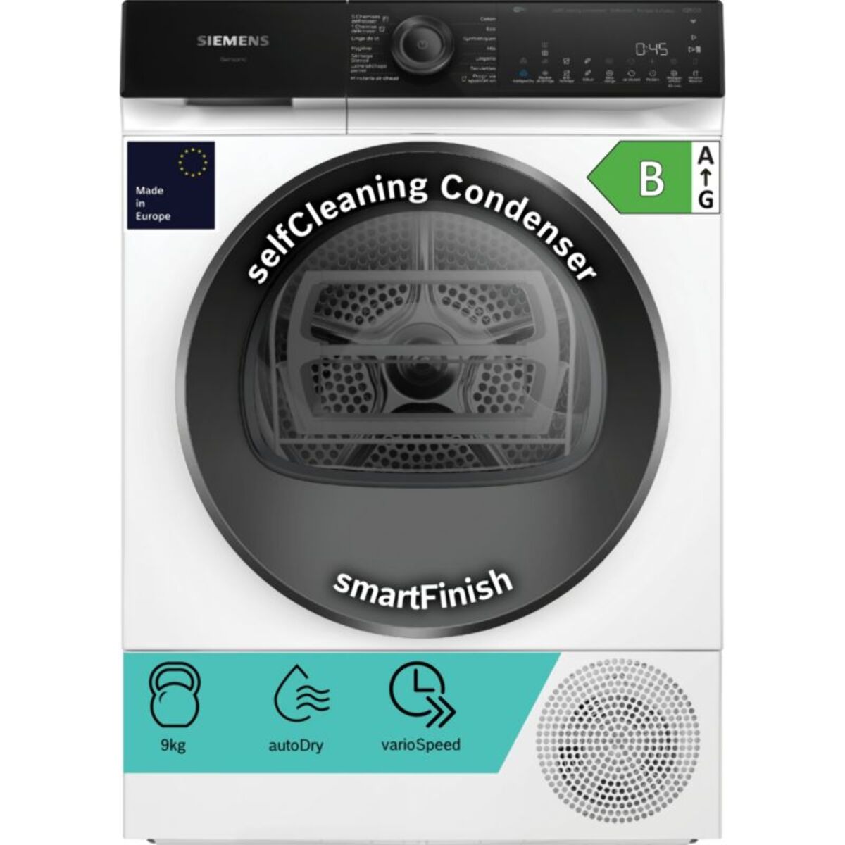 Sèche linge pompe à chaleur SIEMENS WQ46H2CTFR