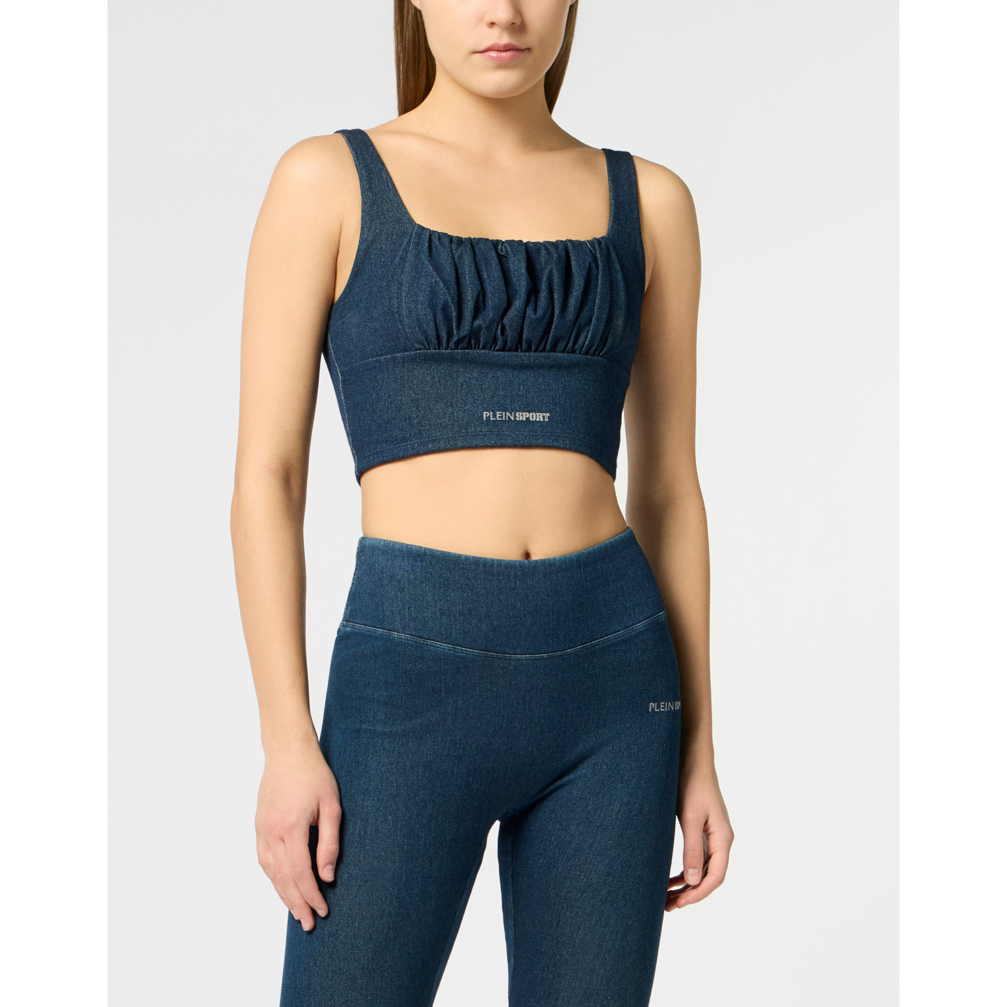 PLEIN SPORT Top Denim Touch PS