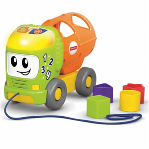 Fisher-Price Camioncino Cercaforme Giocattolo per Bambini con Suoni e Frasi unisex Fisher-Price