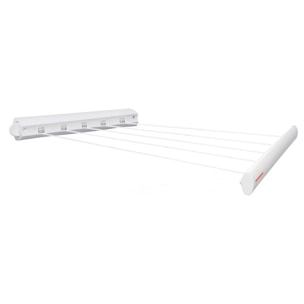 Longline séchoir mural extensible Rollfix 210, blanc (83040)
