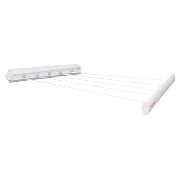 Longline séchoir mural extensible Rollfix 210, blanc (83040)