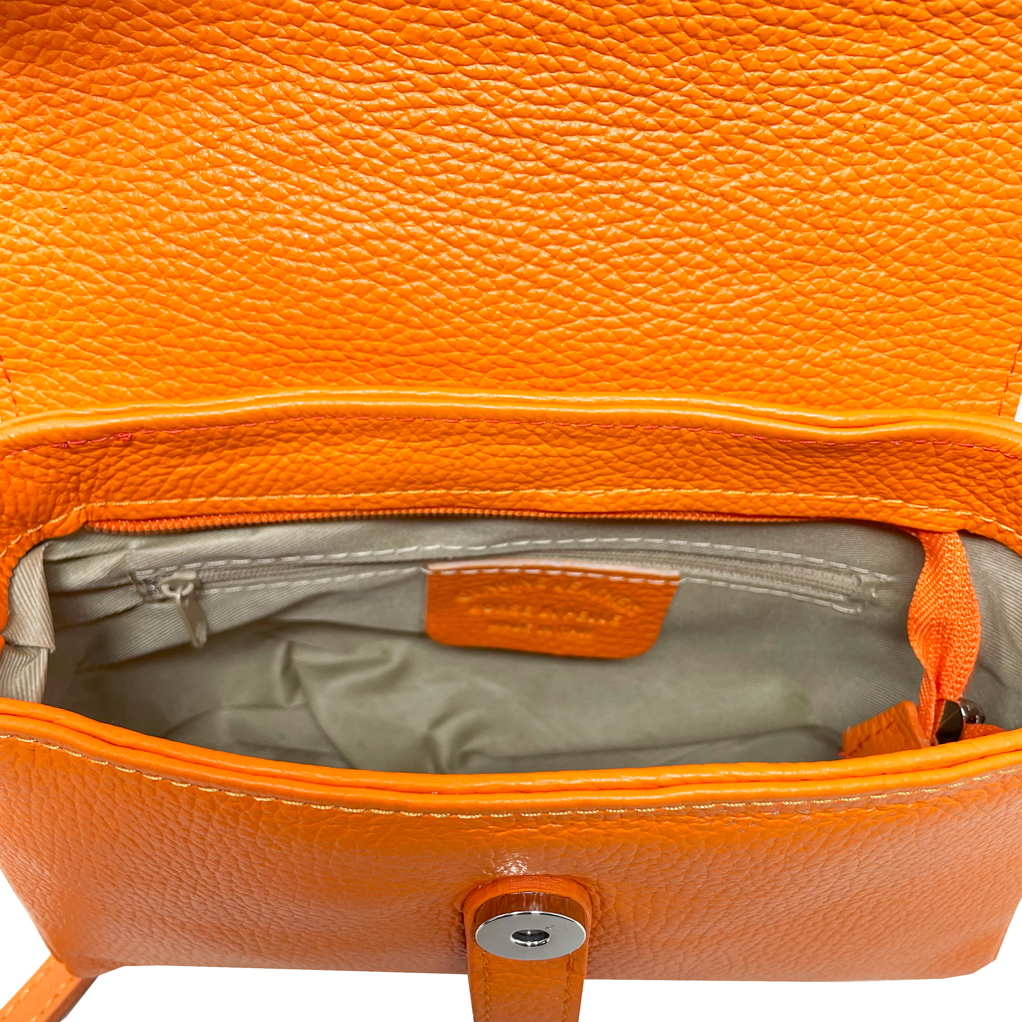 Borsetta a Tracolla Clutch in Vera Pelle Made in Italy