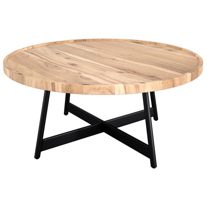 Table basse ronde Sienna D90 cm