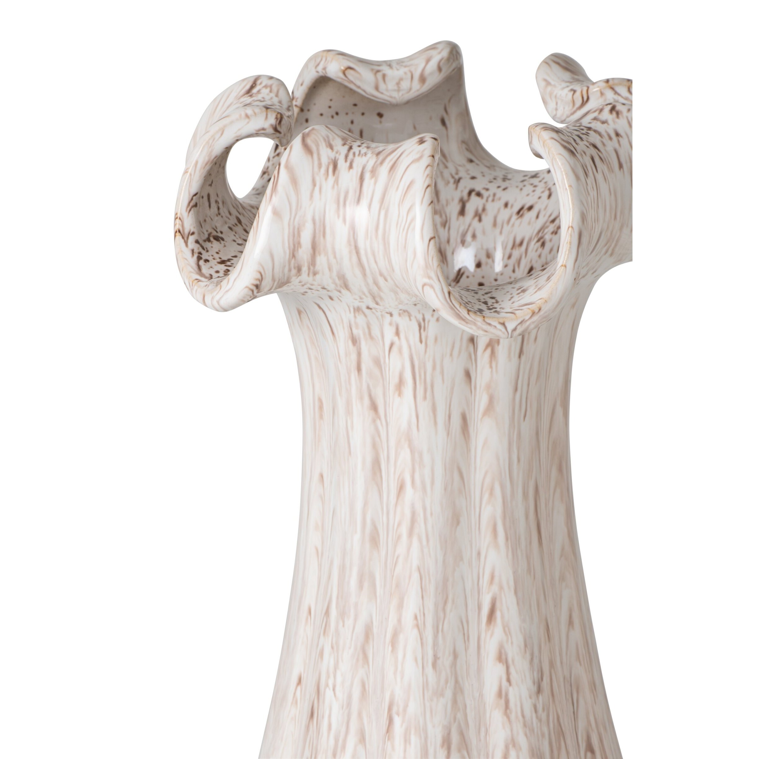 J-Line vase - argile/glace - beige clair - small