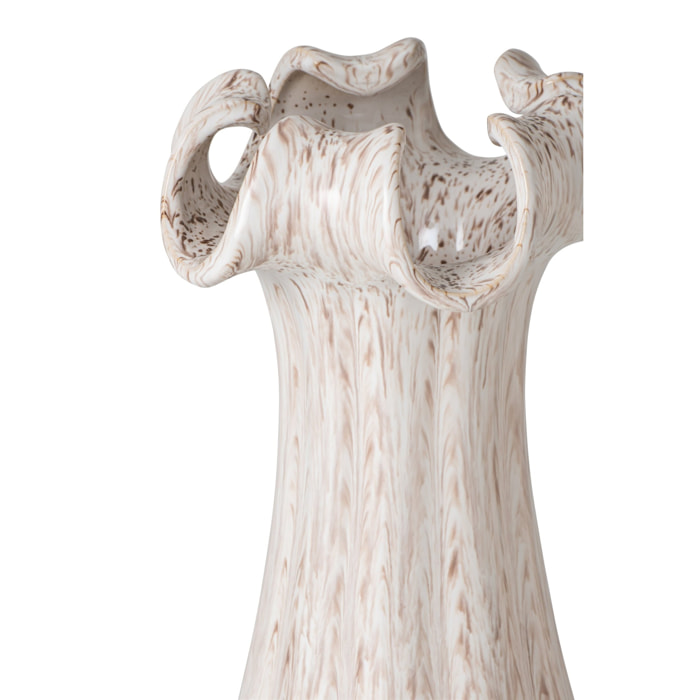 J-Line vase - argile/glace - beige clair - small