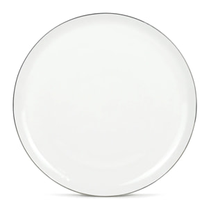 Lot de 6 assiettes plates en porcelaine