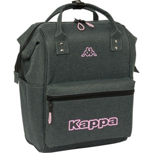 Mochila con asas para portatil 13" kappa "silver pink"