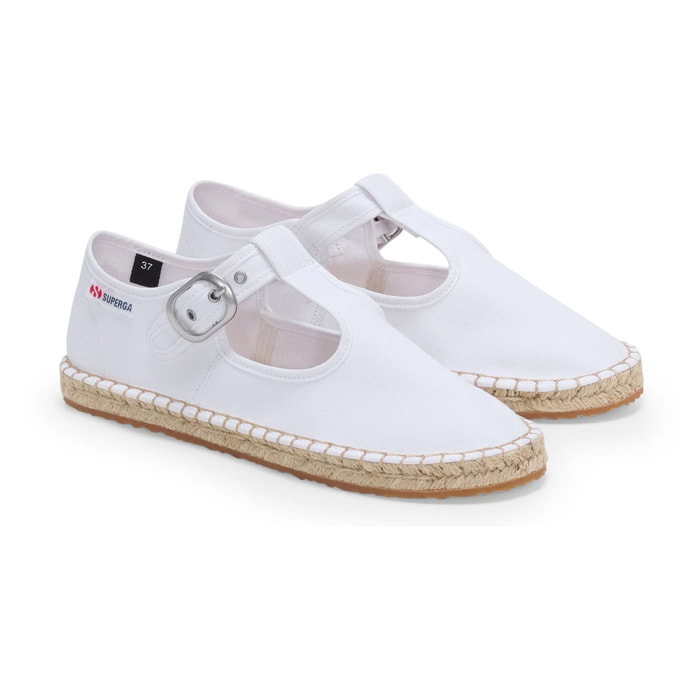 Superga - Espadrillas Donna Bianco - 3010 MARY JANE ESPADRILLAS